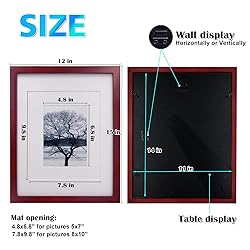 Egofine 11x14 Picture Frame Display Pictures