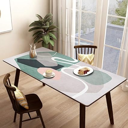 Amazon Pvc 軟質ガラステーブルクロス 防水耐油性です耐熱スクラブ可能テーブルカバーダイニングテーブル Tvキャビネット コーヒー テーブルマットに使用 M 80x130cm 31x51inch Guoyun テーブルクロス 通販