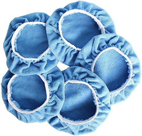 GCGZ Car Polisher Pad Bonnet Polishing Bonnet Buffing Pad Cover for Car Polisher/Buffer, Pack of 5Pcs (7-8")