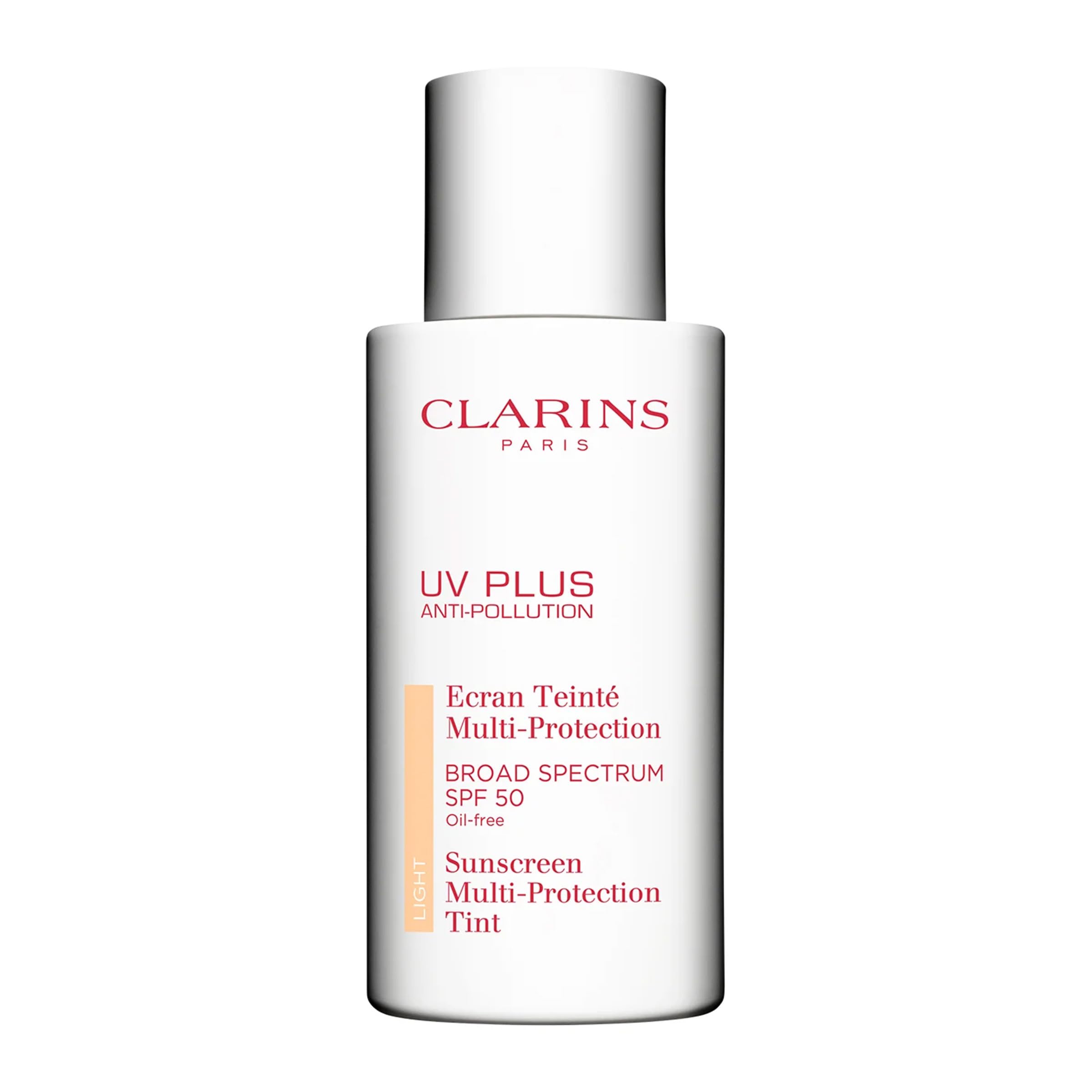 Photo 1 of Clarins NEW UV Plus Anti-Pollution, Broad Spectrum SPF 50 Tinted Face Sunscreen | Sheer Finish | Lightweight and Oil-Free | Triple Protection From UVA/UVB Rays, Free Radicals and Pollutants