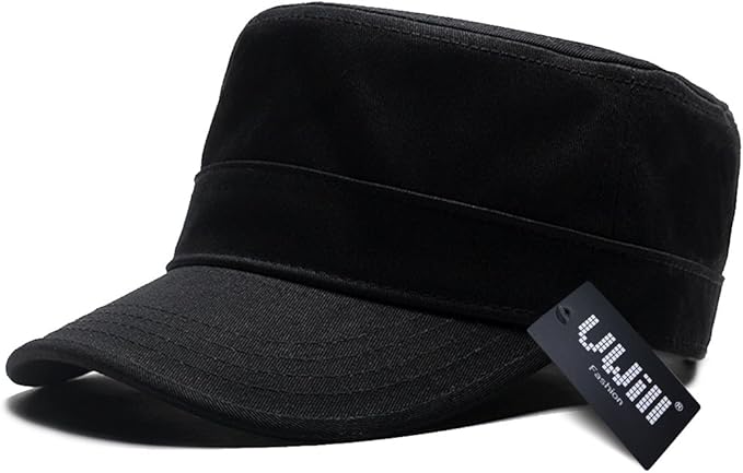 Amazon Vwill ワークキャップ メンズ レディース 無地 キャップ ハンチング帽子 カジュアル オシャレ 帽子 ゴルフ 旅行 調節可能 男女兼用 黒 キャップ 通販