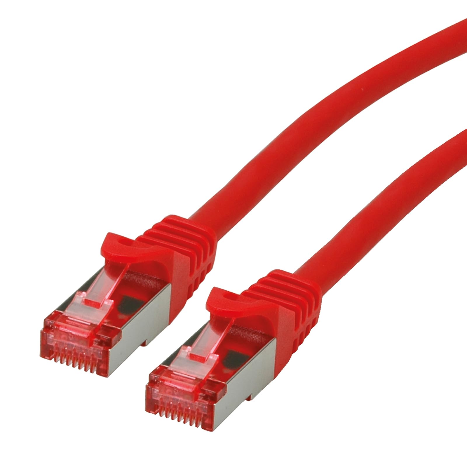 Roline S/FTP Patch cable Cat 6 Component Level LSOH, red, 0.3 m