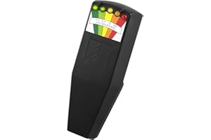 Kqiang 5 Scales LED EMF Meter Magnetic Field Detector Ghost Hunting Paranormal Equipment Tester Portable Counter Portable EMF Magnetic Field Monitor (1)