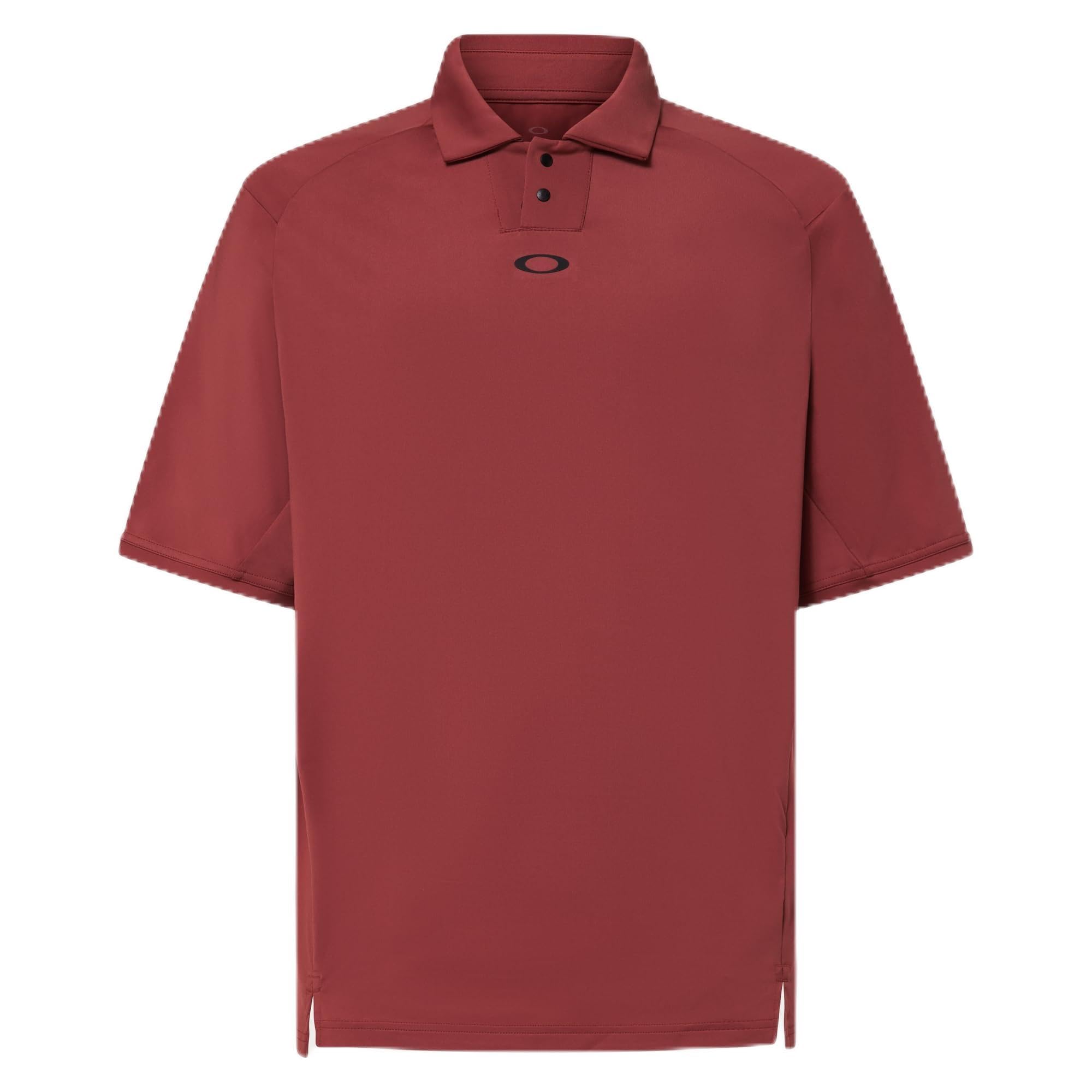 Oakley Mens Reduct C1 Echo Polo, Rosewood, X-Large