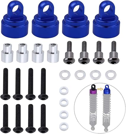 traxxas slash shock caps