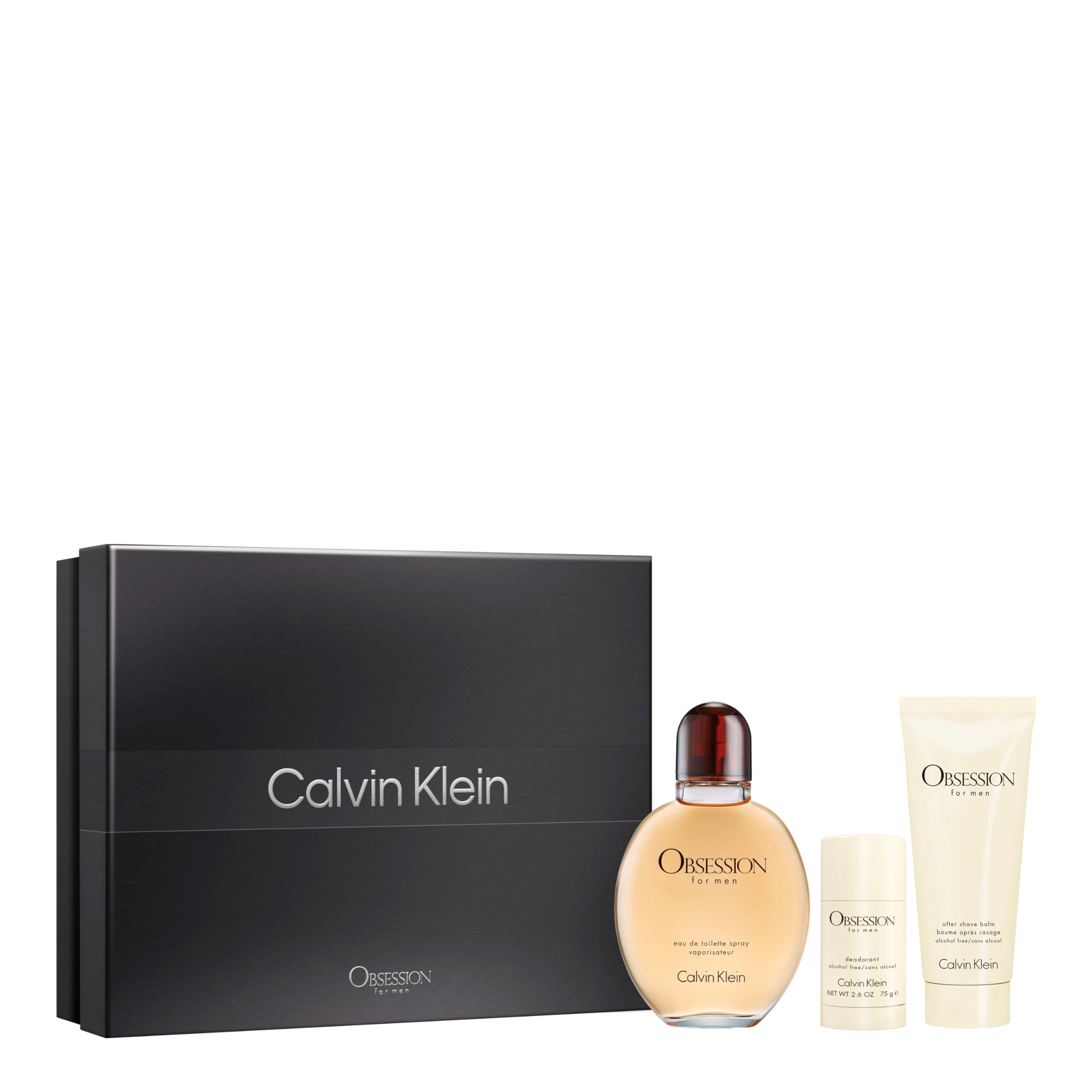 Calvin Klein Obsession for Men Eau de Toilette – Ambery Men's Cologne – With Notes of Bergamot, Mandarin, Lavender & Musk – Long Lasting Fragrance Image