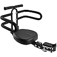 OUSEXI Thicken Front Child Bike Seat,Foldable Front Mounted Kids Bike Seat for City Bicycles Hybrid Cruiser Bicycles Pedal Scooter Motorcycle Bicycles