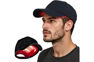CARVIKI Laser Cap, Red Light Therapy for Hair Growth,Hair Loss Treatments Hat for Men & Women,Laser Red Light Therapy Hair Regrowth with Built-in Battery & Controller