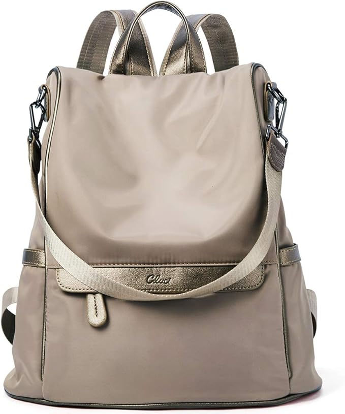 Backpack Purse for Women Nylon Fashion Covertible Shoulder Bag