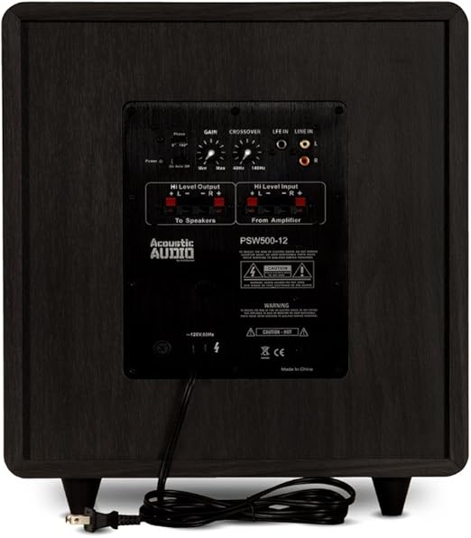 acoustic audio subwoofer 12