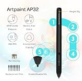 GAOMON S620 6.5x4 Inch Pen Tablet 8192 Pressure 4 Express Keys Battery-free Pen view 2