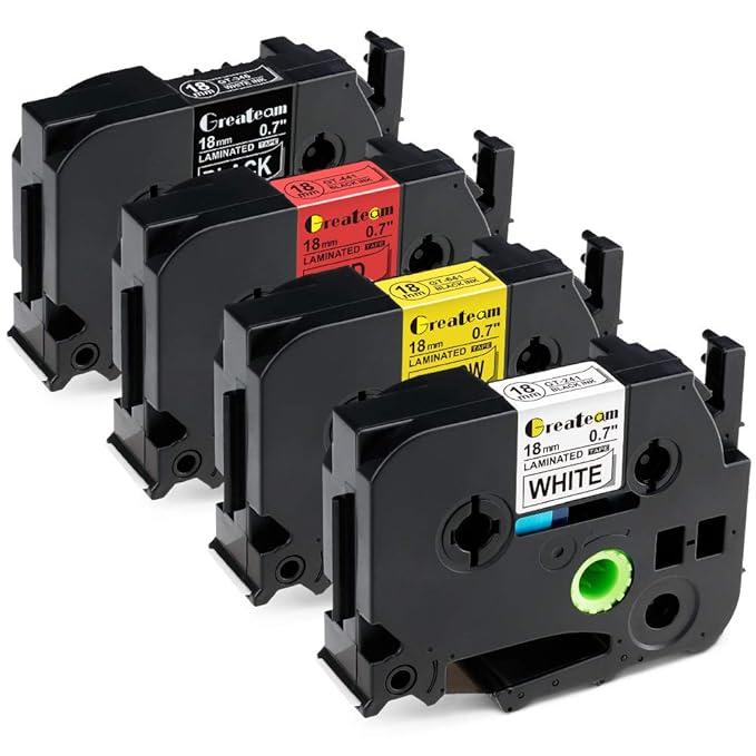 TZ TZe Tape 18mm Compatible Brother PTouch Label Maker Tapes TZe241