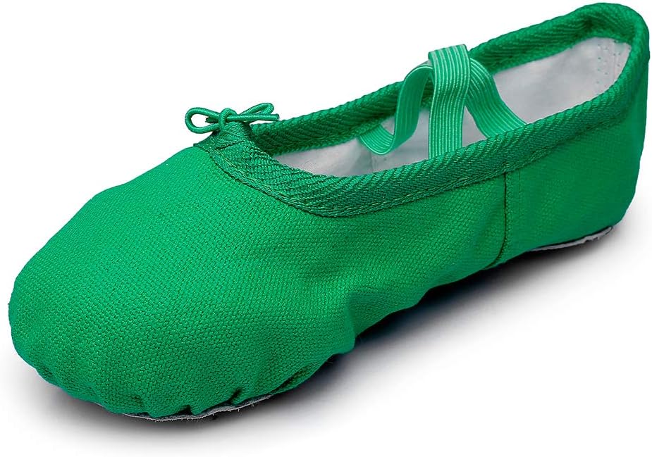 Kids Canvas Ballet Shoes Women Professional Dance Flats (Toddler/Little Kid/Big Kid)