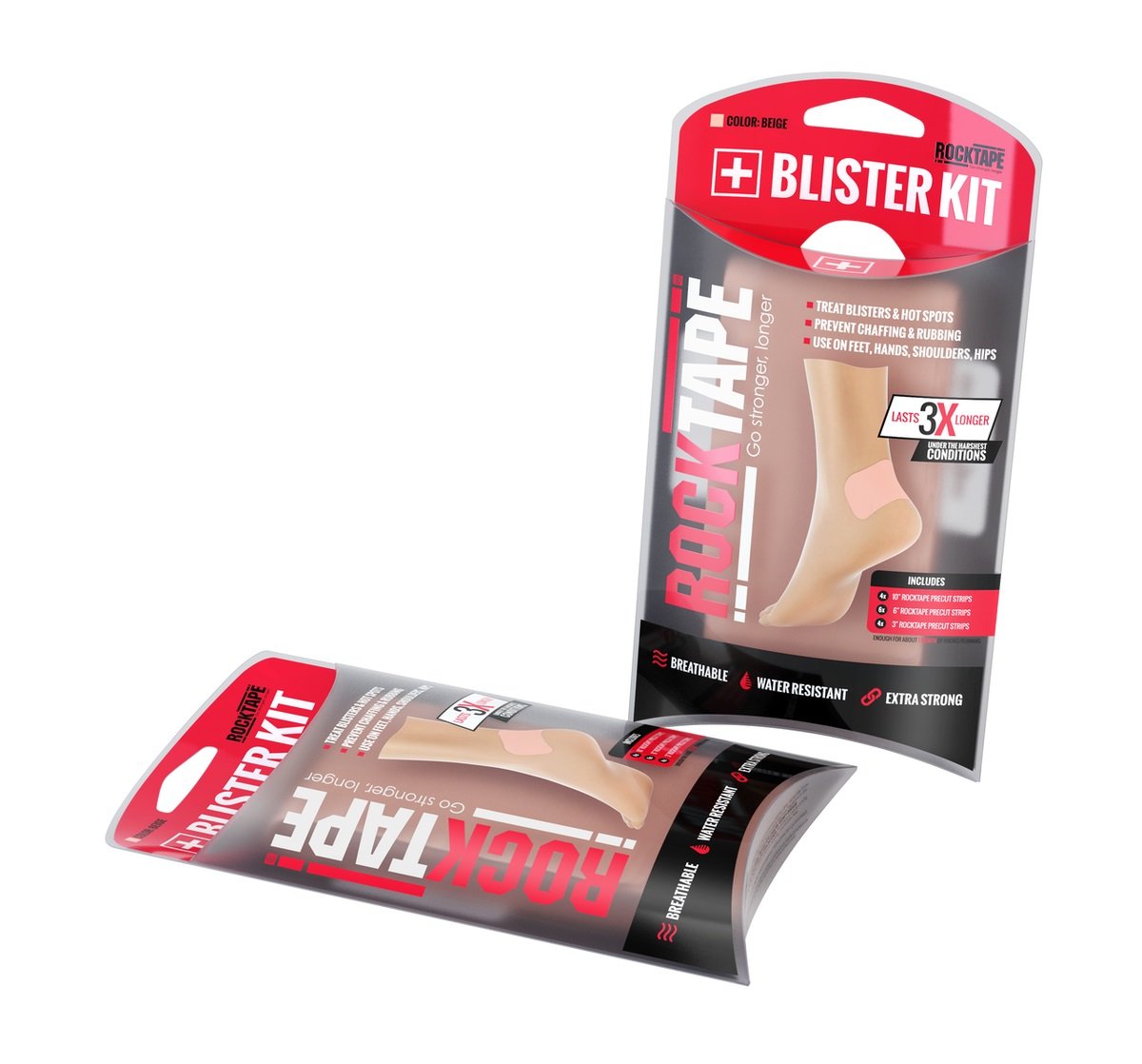 RockTape Men's RockTape Blister Kit, Beige, BEI UK