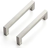 Ravinte 30 Pack 5 Inch Kitchen Square Cabinet Handles Brushed Nickel Drawer Pulls for Cupboard Hardware