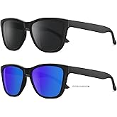 Polarized Sunglasses for Men and Women - Classic Fashion Sun Glasses Lightweight Shades for Driving Fishing Golf