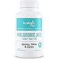 Hyalogic Hyaluronic Acid Delayed Release Capsules | Combo Formula w/Glucosamine MSM | Support Healthy Joints, Eyes and Skin and Overall Body | Promote Healthy Skin | 120 mg | Non-GMO (30 Count)