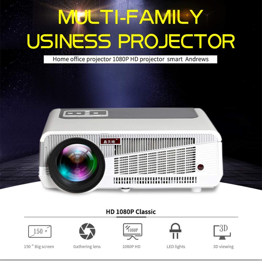 WZHESS Business Projector, Full HD Office Video Projector Admite ...