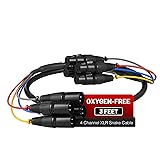 Phenyx Pro 4 Channel XLR Cable, 3Ft XLR Snake