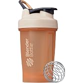 BlenderBottle Classic V2 Plastic Shaker Bottle 20 oz Peach