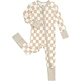 SUZEL Baby Viscose from Bamboo Pajamas - Infant Boys Girls Footless Zippy Pjs Sleep 'N Play Clothes - One Piece Romper
