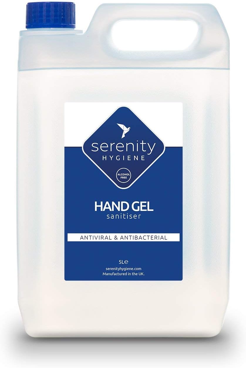 Hand Sanitiser Gel, Unscented and Alcohol-Free Hand Sanitising Formula, Great for Schools Hospitals, Home & Office