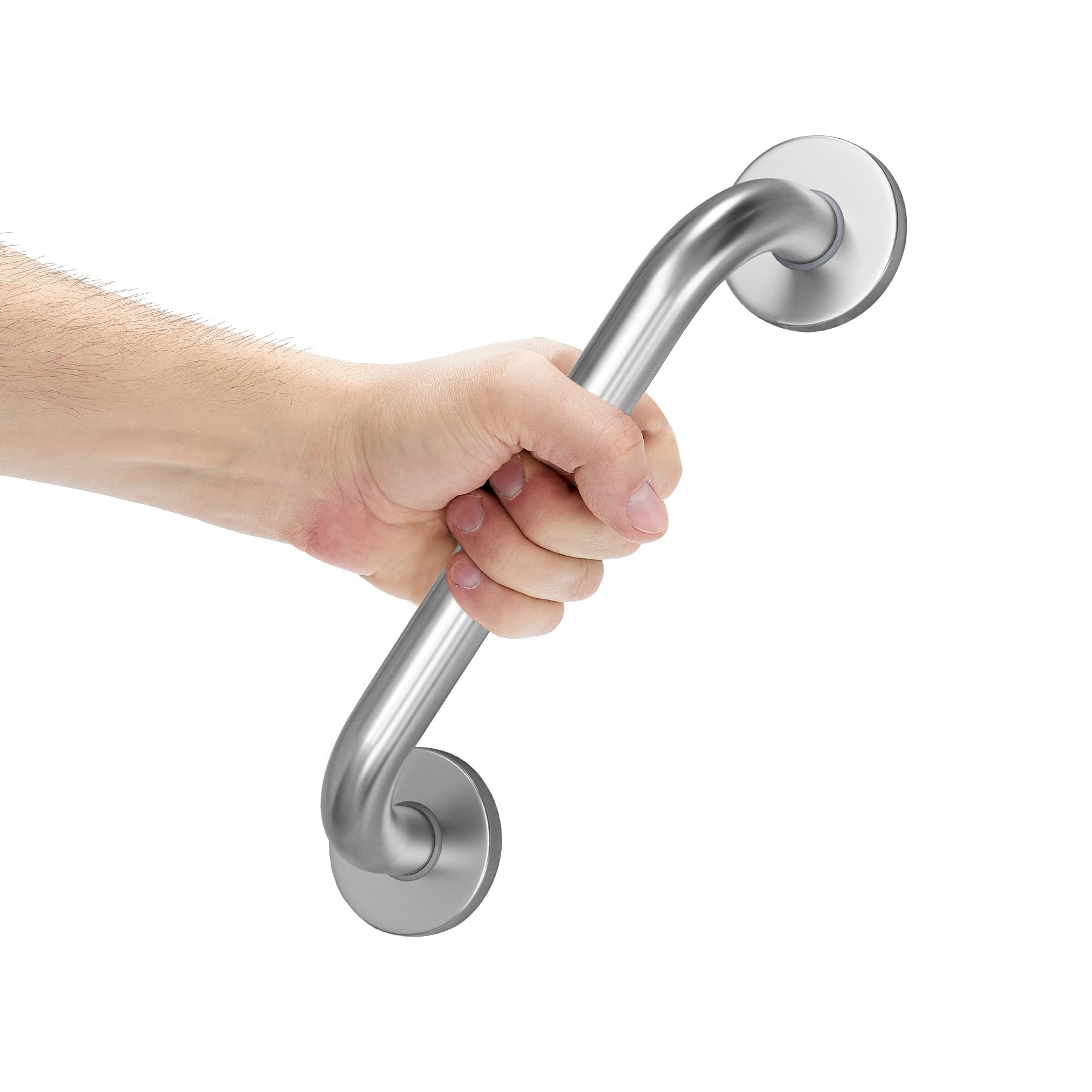 Photo 1 of AmazerBath Grab Bars for Shower 9" L x 1" D, Handicap Shower Grab Bars for Senior Anti Slip, Shower Safety Bars for Wall Stainless Steel, Holds up to 500LBs, Brushed Nickel