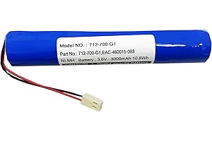BORNMIO Replacement Battery for Inficon D-TEK Select Refrigerant Leak Detector 712-202-G1 PLS LED Stobe Compass and D-TEK CO2 Refrigerant Leak Detectors A19267-460015-LSG EAC-460015-003 712-700-G1