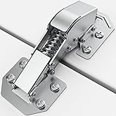 Chibery 10 Pack 90 Degree Soft Close Hinges, Surface Mount Spring, No Pre-drilled, Noiseless, Frameless Hidden Concealed Kitc