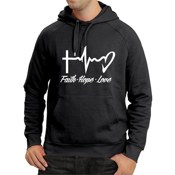 Lepnime Kapuzenpullover Glaube Hoffnung Liebe 1 Korinther 13