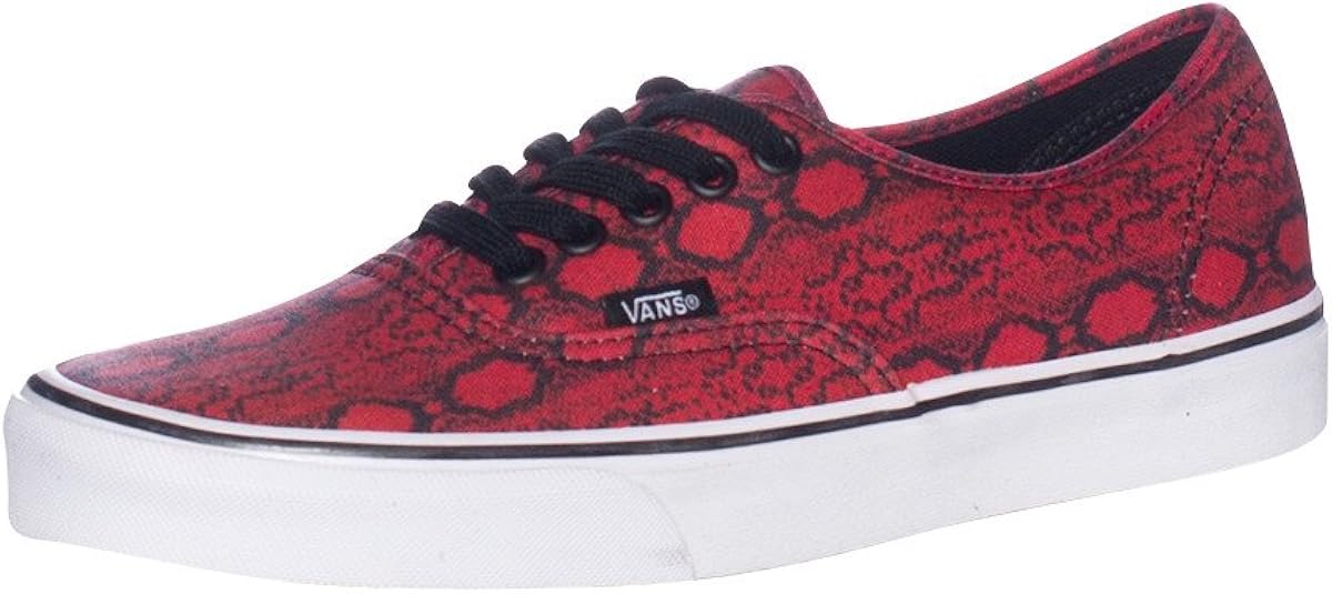 red and white authentic vans