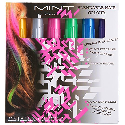 Hair Chalk Metallic Glitter Temporary Hair Color Edge Chalkers No