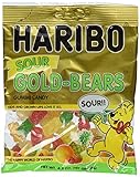 Haribo Sour Gold-Bears Gummi Candy Bag (4.5 oz/127g) (4 Bags)