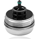 Engine Oil Filter Housing Cap, 335Xi 525Xi 528Xi 530Xi 535Xi, 917056 | Aluminum Oil Filter Housing Cover Cap Compatible with BMW N52 N20 N54 N55 128i 323i 325Xi 328Xi 330Xi 2006-2016 11427525334