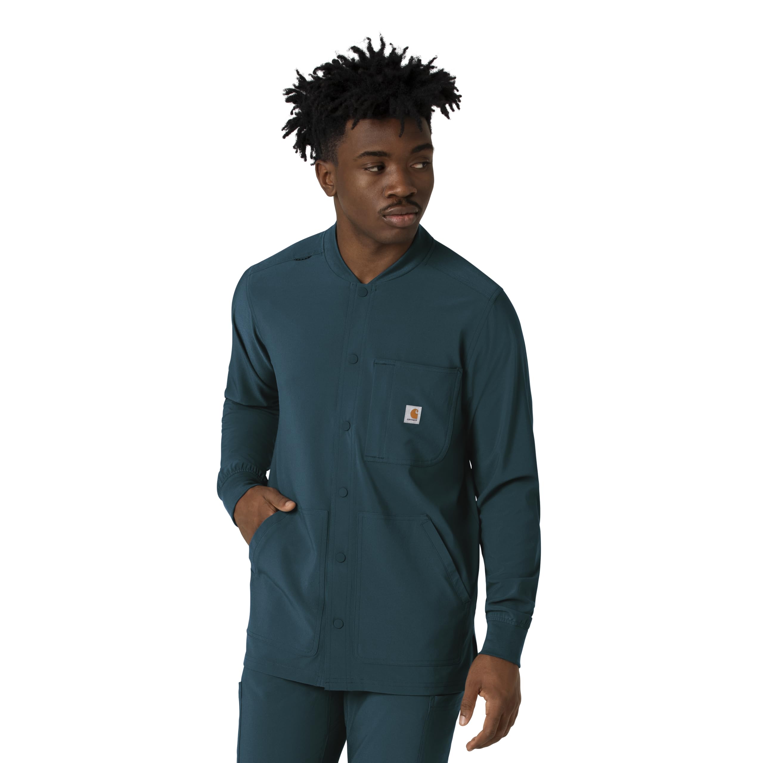 Carhartt Force Cross-Flex Men’s Shirt Jacket – Caribbean, 3X