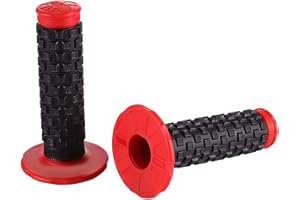 APPYU Motorcycle Grips 7/8" Dirt Bike Grip Pillow Top Grips Rubber Anti-Slip Universal Handlebar Racing Grip for Motocross ATV