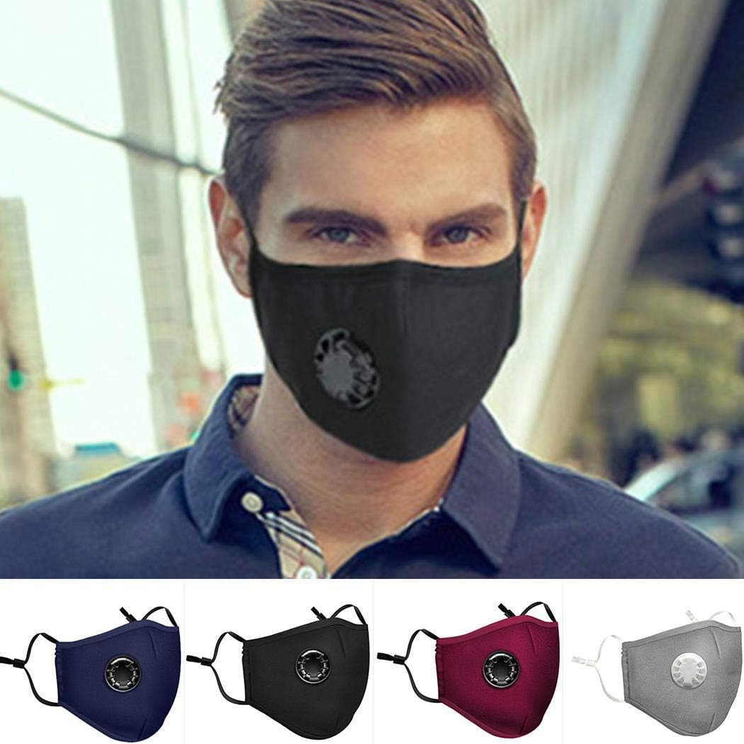 Juzie PM2.5 Washable Dustproof Mouth Mask With Breathable Valve Anti-fog Haze Dust Collapsible Washable Wear Easily