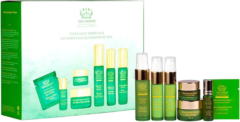 Tata Harper Natural Antiaging Skincare Discovery Kit Daily Essentials