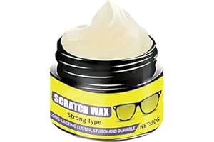 Eye Glass Scratch Remover 30g Lens Scratch Restorer Eyeglass Windshield Cleaner Tool Lens Grinding Repair Wax