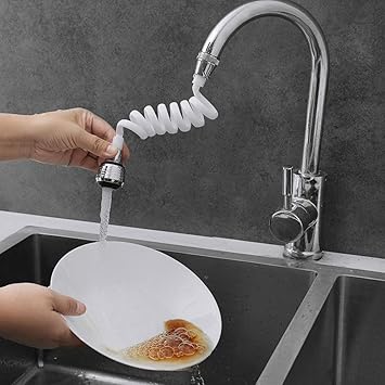 Bestonzon Flexible Faucet Sprayer Swivel For Kitchen Sinks Sprayer
