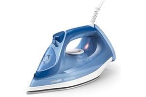 Philips Perfect Care 3000 Series Steam Iron - 1250 W power, 40 g/min continuous steam, 200 g steam boost, 300 ml water tank, blue (DST3031/20)