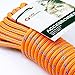 GM CLIMBING 8mm Accessory Cord Rope Double Braid Pre Cut CE/UIAA (Orange, 100ft 8mm)