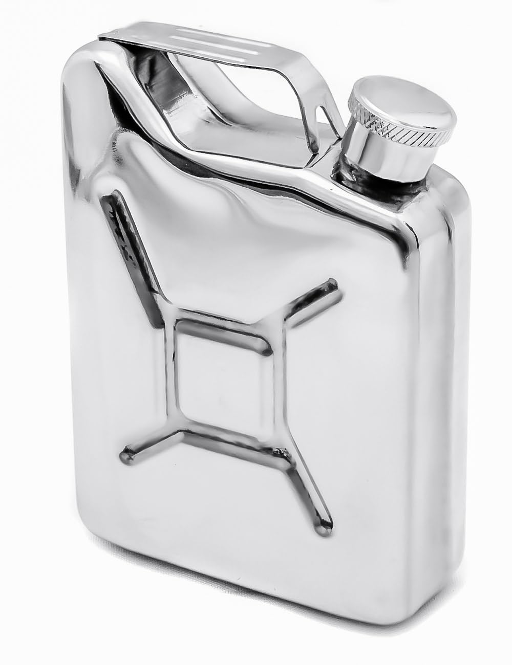 Outdoor Saxx Stainless Steel Hip Flask, 150ml with Funnel, Silver