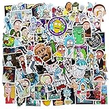 Rick and Morty Laptop Stickers Waterproof Skateboard Pad Macbook Car Snowboard Bicycle Luggage Decor (135PCS)