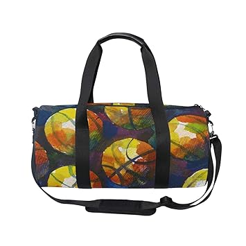 MNSRUU Bolsa de Deporte Grande para Gimnasio, Acuarela, Baloncesto ...