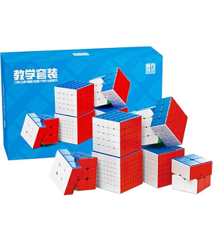 Amazon.com: Cuberspeed Moyu MFJS WCA 2-7 Set Speed Cube Gift Box