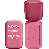 NYX Professional Makeup Buttermelt Blush, Buttery Soft Powder Blush, Up to 12 H Wear, Fade & Transfer Resistant, With Mango, 