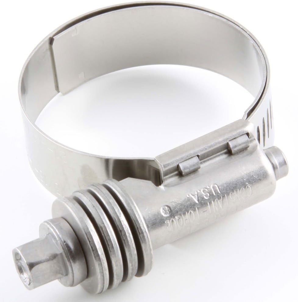 1 3/4" 2 5/8" ConstantTension WormDrive Hose Clamps, SAE 262