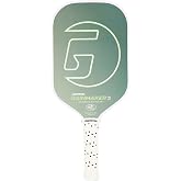 GAMMA Rainmaker Pickleball Paddle &ndash; Lightweight, Large Sweet Spot, Microbead Carbon Fiber Face for Increased Spin &amp; Control, Customizable Swing Weight