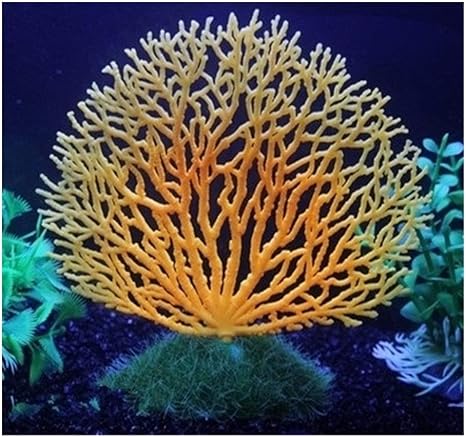 Amazon Co Jp Jjyzd 魚水槽の装飾水中景観装飾人工サンゴの装飾赤いアネモネ水生水生植物水族館デコレーション Color 3 Size 1 ホーム キッチン